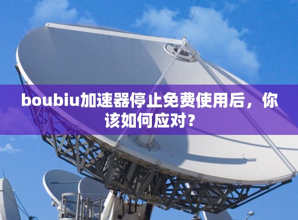 boubiu加速器停止免费使用后,你该如何应对?