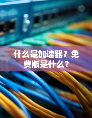 什么是加速器？免费版是什么？