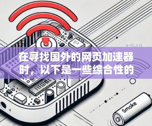 在寻找国外的网页加速器时,以下是一些综合性的推荐,涵盖不同的需求和使用场景 在寻找国外的网页加速器时,以下是一些综合性的推荐,涵盖不同的需求和使用场景