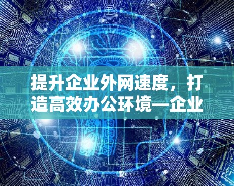 提升企业外网速度，打造高效办公环境—企业外网加速器的详细介绍