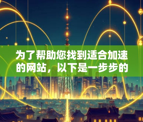 为了帮助您找到适合加速的网站,以下是一步步的指南